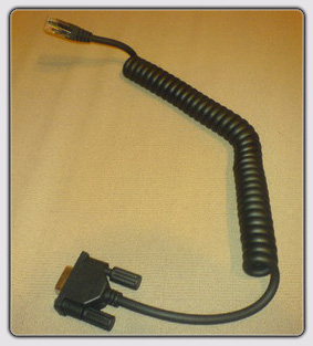 Kabel RS232 z kocówk DB9 - prosta kocówka