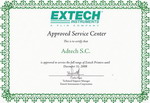 EXTECH - certyfikat
